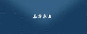 淼字取名