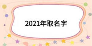 2021年取名字