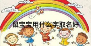 鼠寶寶用什么字取名好