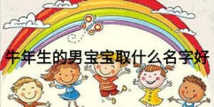 牛年生的男寶寶取什么名字好